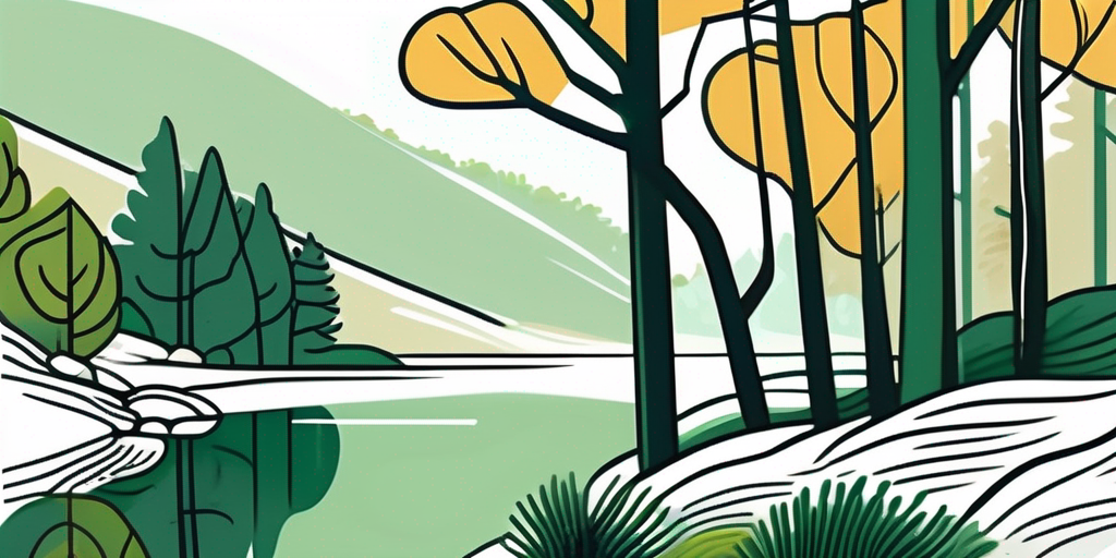 A serene and calming landscape in orem