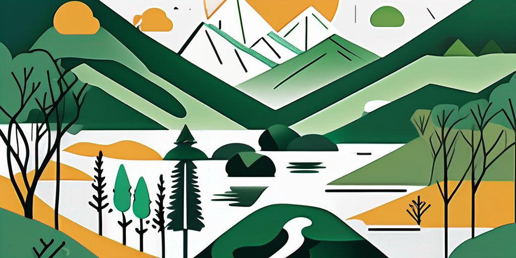 A serene landscape of lehi