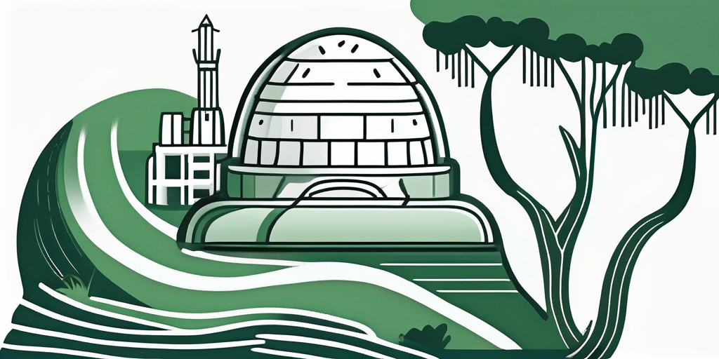 The huntington beach shoreline with a brain-shaped sandcastle