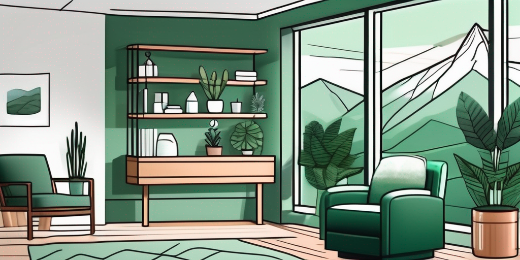 A calming and serene therapy room in draper