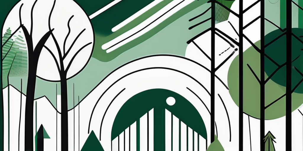 A serene fremont landscape with an abstract representation of emdr therapy